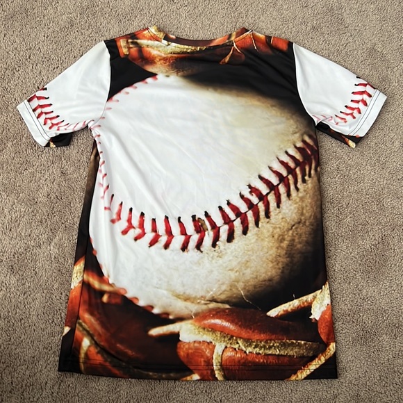 MLB Detroit Tigers Performance Athletic Tee Shirt Sz Medium 10/12 - Picture 6 of 8